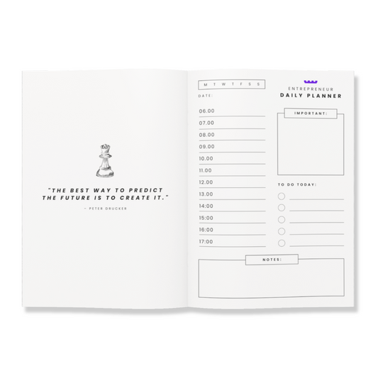 Entrepreneur Daily Planner Sheets